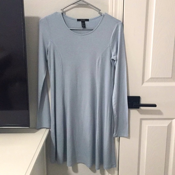 Forever 21 Dresses & Skirts - 🩷3 for $20🩷 Blue ribbed mini dress